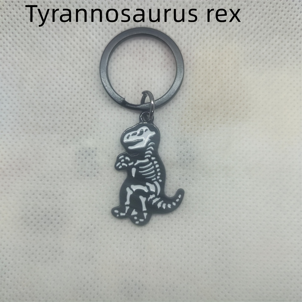Ghost Skull Dino Keychain Halloween Gift