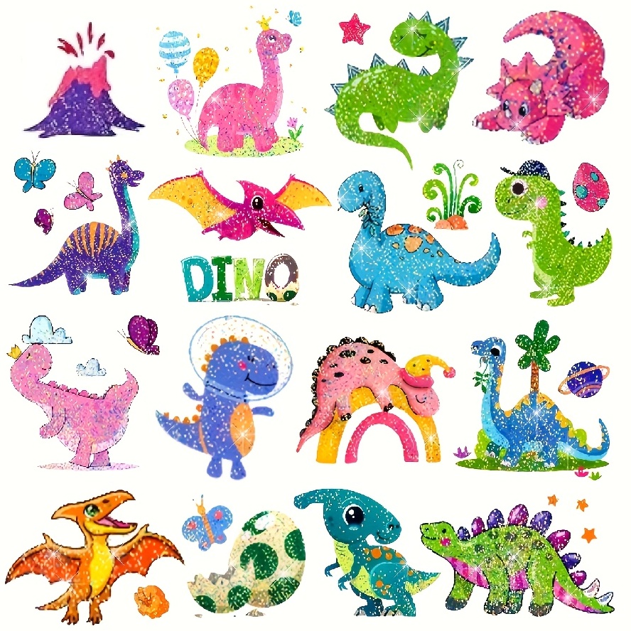 Dino Stickers Dinosaur Sticker Sheet Cute Dino Sticker Dinosaur Party Dino  Party Favor 