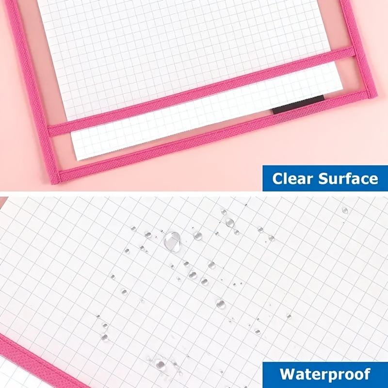 Reusable Dry Erase Pocket Oversized Oversized Write Wipe - Temu