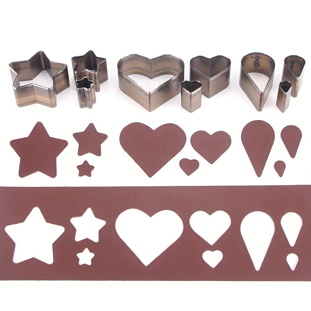Leather Cutting Mold, Leather Die Cutter Mold Heart Shape for DIY
