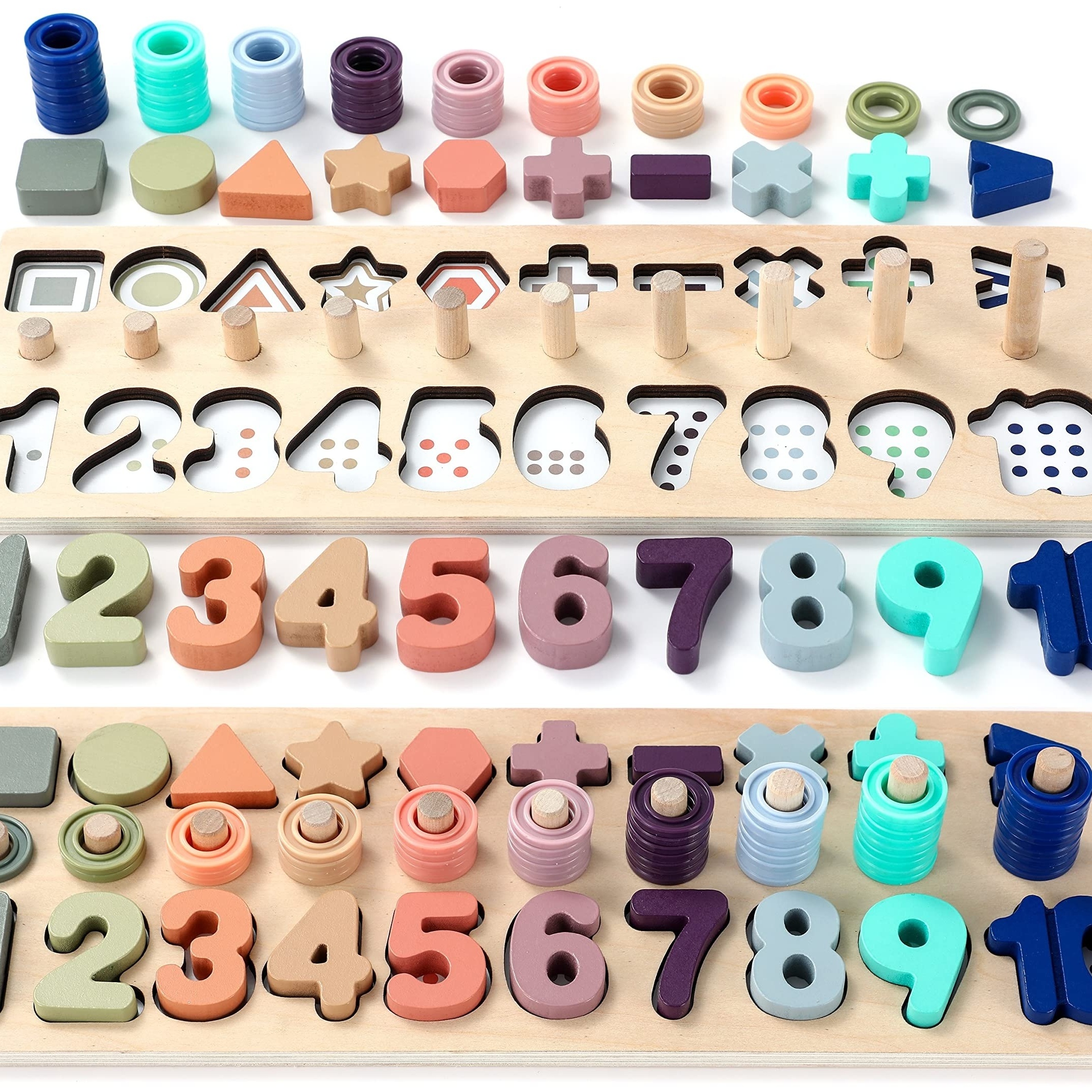 Montessori Kids Arithmetic Toys Number - Temu