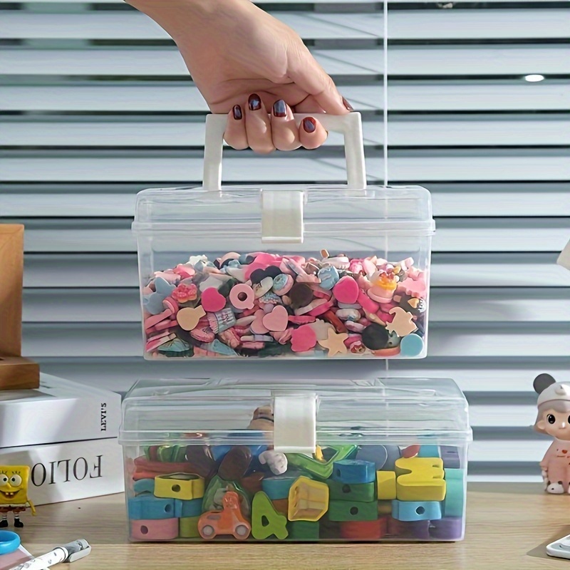 11.8*9.05*0.79 pouces Boîte de rangement de puzzle en plastique transparent  Boîte d'organisation d'assemblage de petites billes - Temu Belgium
