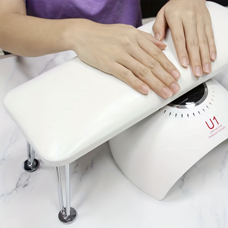 Hand Rest for Nails, PU Leather Nail Arm Rest Cushion Pillow for Manicure  Nail Table Desk Professional Nail Art Supplies