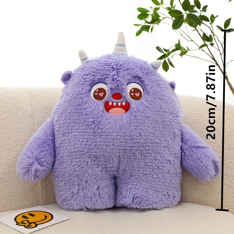 Purple Hairy Little Monnster Doll Gift For - Temu