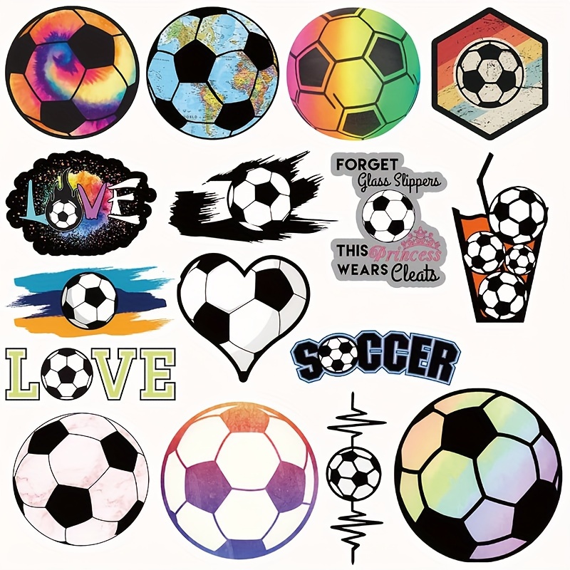 I love futebol autocolante de parede 