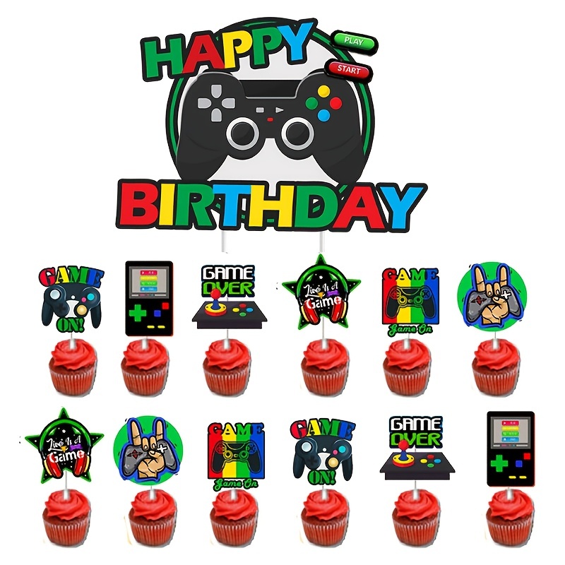 Fortnite Jeu à thème Fête d'anniversaire Fournitures Set Ballons Bannière  Gâteau Toppers Décors Kit pour Enfants Garçons