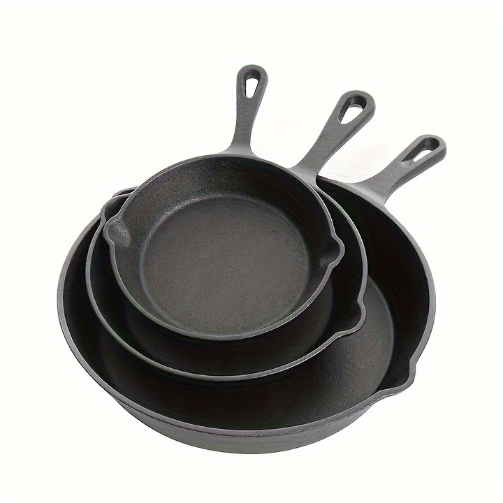 Cast Iron Omelet Pans Skillet Frying Pan With Drip spouts - Temu