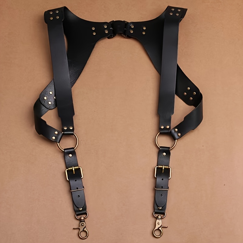 Trendy Mens Fashion Chest Strap Harness Mens Harness Pu Leather Cool  Shoulder Strap Belt Casual Versatile Decoration - Jewelry & Accessories -  Temu Canada