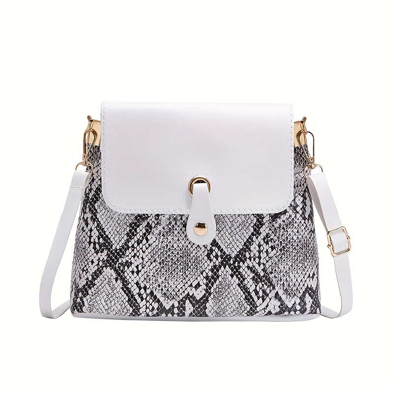 Pink Underarm Bag Solid PU Leather Shoulder Bag With Silk Scarf
