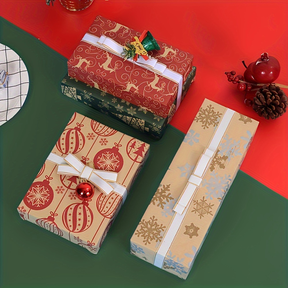 8pcs Christmas Wrapping Paper Wrapping Paper Gift Wrapping Paper Gift Boxes  Gift Wrapping Paper Holiday Gifts For Gifts Wrapping Arts Crafts Decoratio