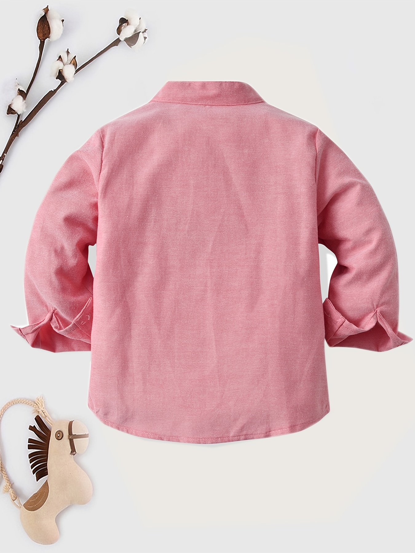 Boys Collarless Button Up Shirts