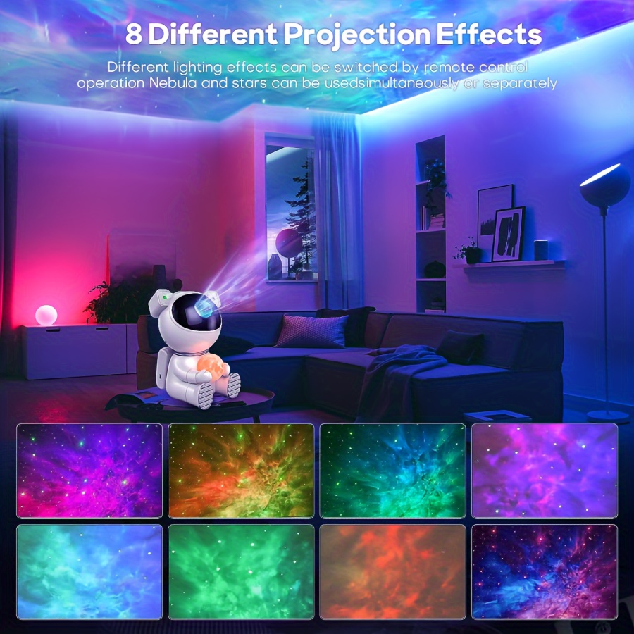 Projecteur laser astronaute 8 effets - Projection de lumière