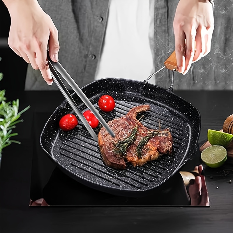 Bbq Grill Pan, Non-stick Grill Pan Perfect For Outdoor Barbecue