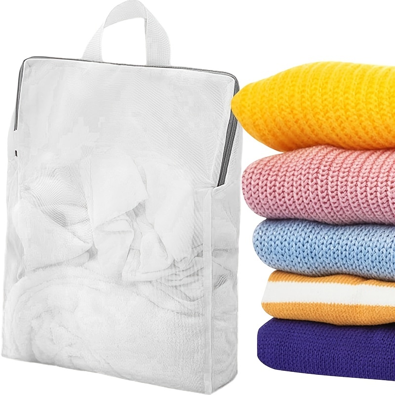 Mesh Laundry Bags Delicate Zipper Travel Storage Organize - Temu