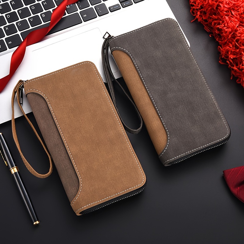 Fashion Leather Wallet Men Luxury Slim Coin Purse Business Foldable Wallet  Man Card Holder Pocket Clutch Male Handbags Tote Bag - China Card Bag and  Luggage Bag Card price