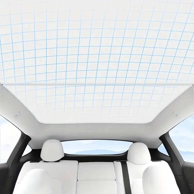 Front Rear Sunroof Skylight Für Model 3 Model Y 2021 2022 2023 Upgrade Ice  Cloth Buckle Sonnenschutzglasdach Sonnenschutz