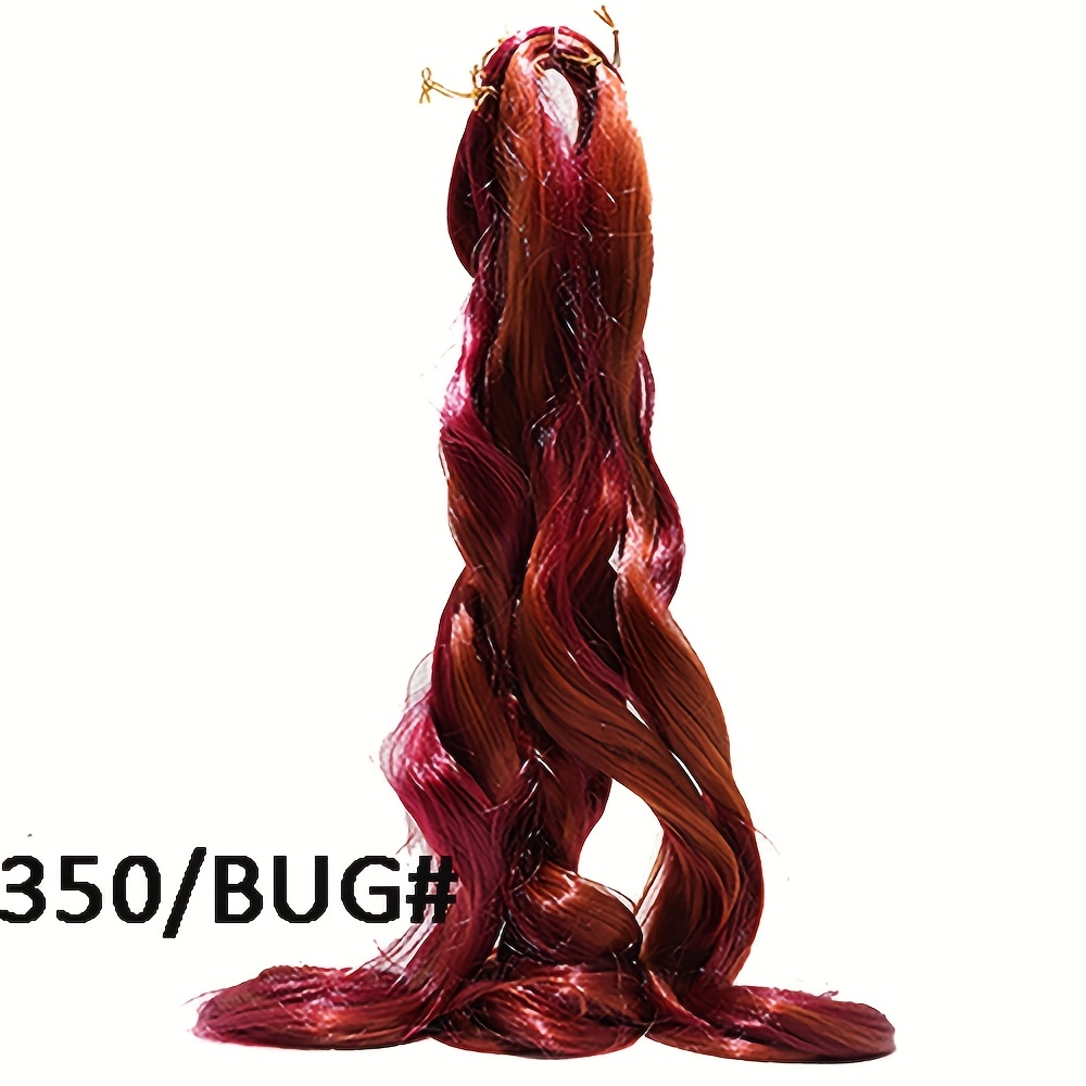 French Curl Crochet Braid Wave Synthetic Hair Extensions 1B 27 613 350 BUG
