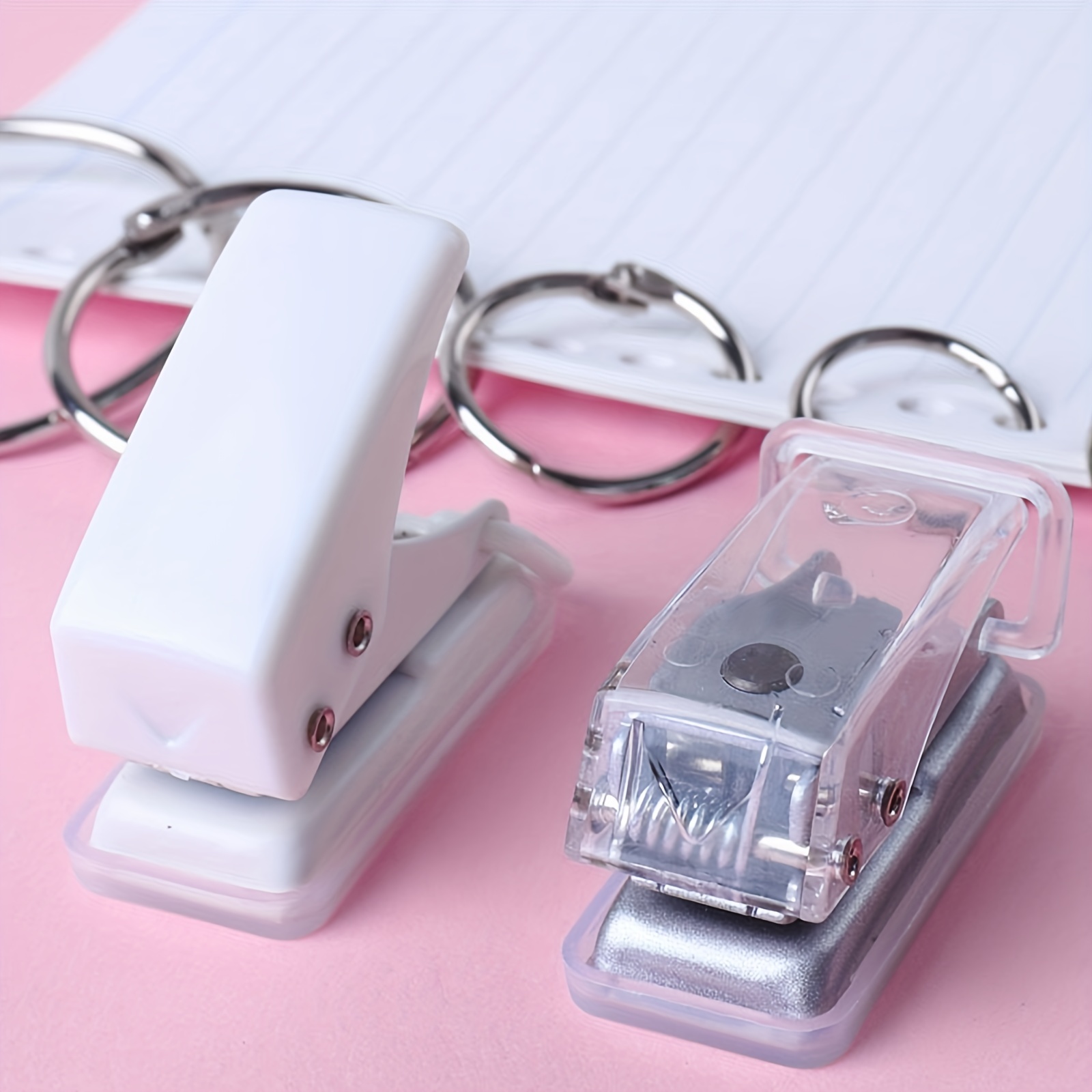 Hole Punch Mini Portable Hole Puncher For Office And - Temu