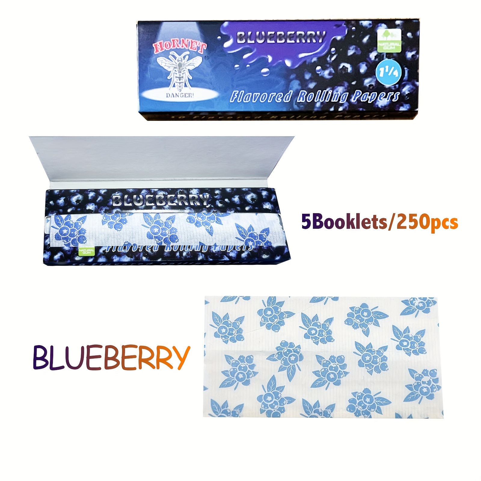 2/5booklets/ Rolling Paper Mixed Fruit Flavors Cigarette - Temu