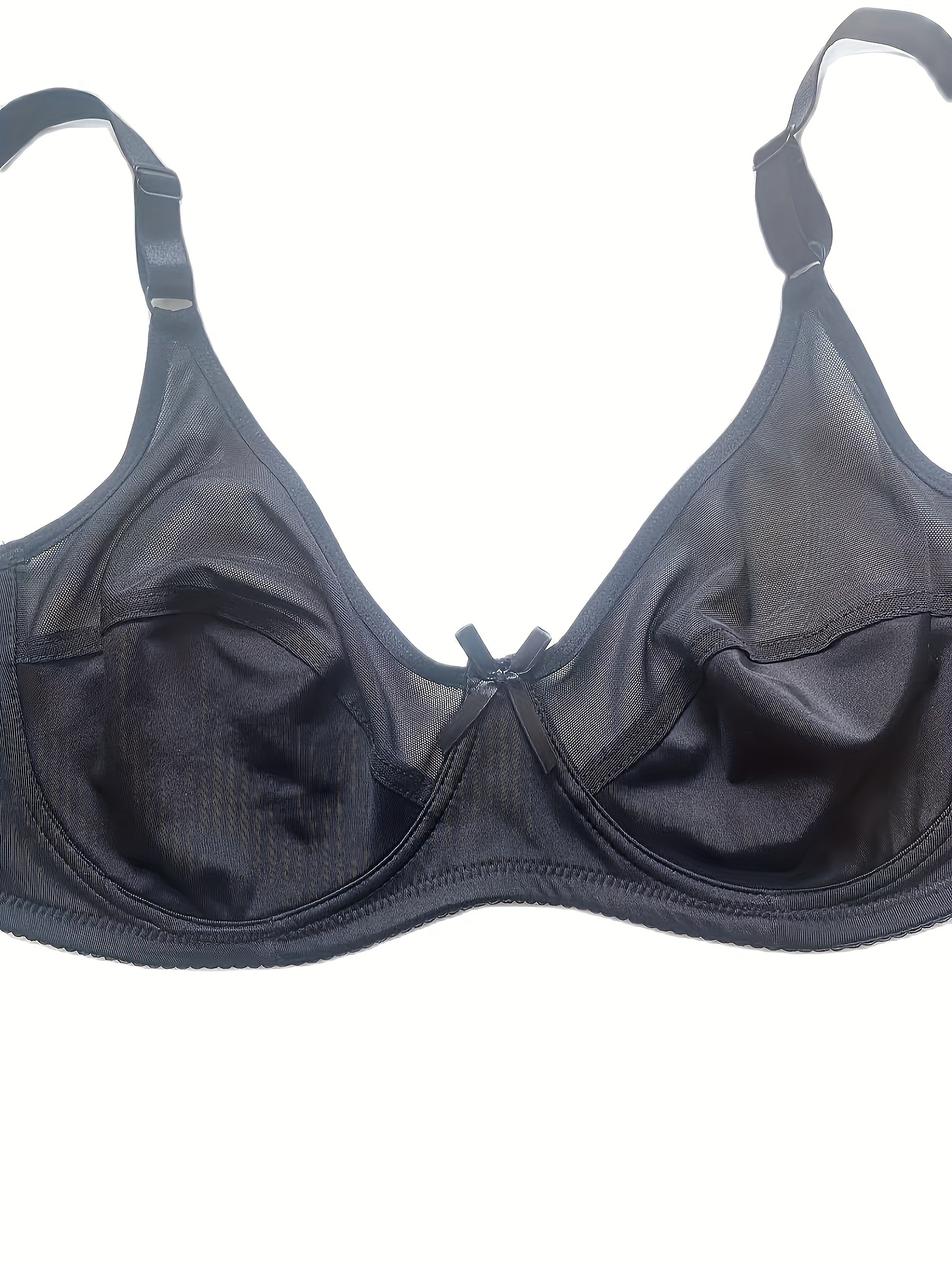 Victorias Secret 42D *DREAM ANGELS* LIGHTLY LINED FULL COVERAGE BRA Smooth  Black