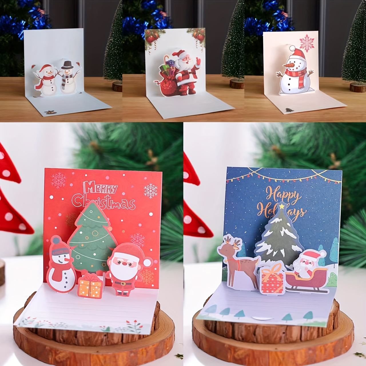 スティグ・リンドベリ　クリスマスカード/グリーティングカード8枚セット