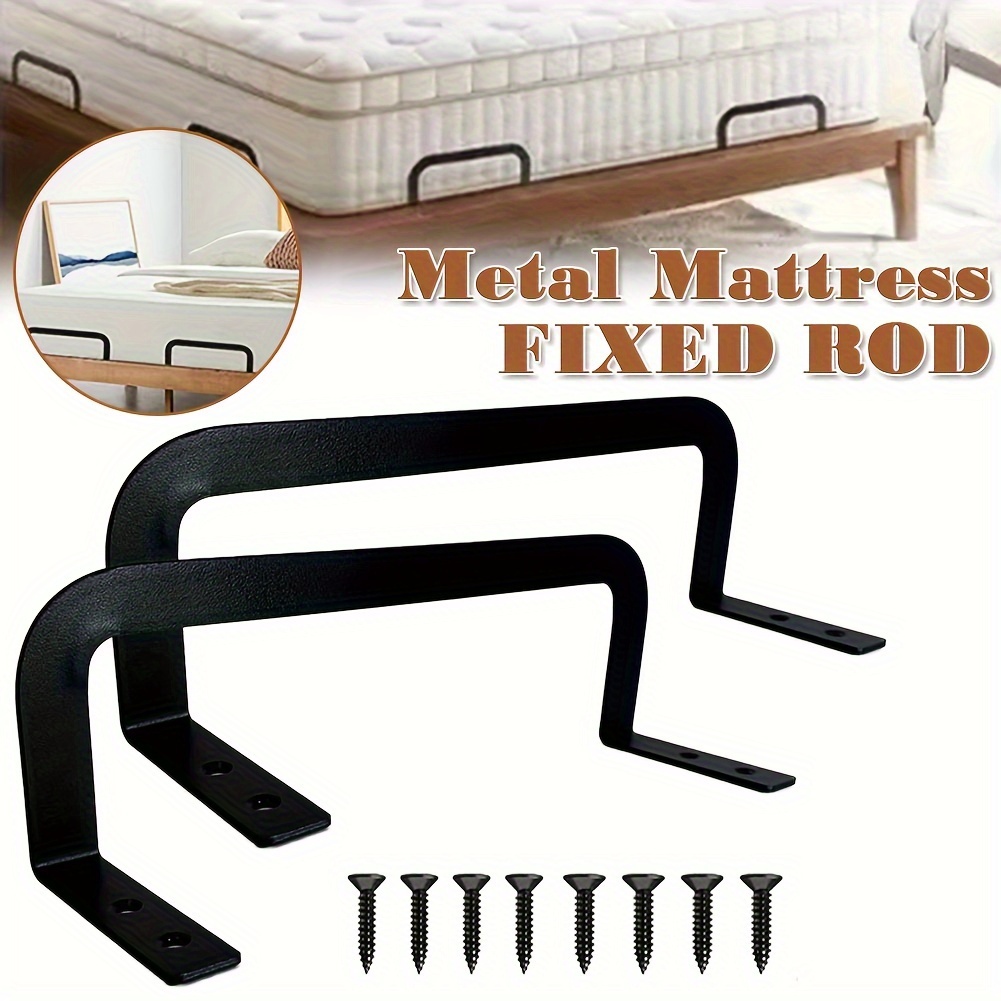 Mattress Holder For Bed Frame Metal Mattress Stopper For Adjustable Beds  Mattress Retainer Bar Bracket Holder In Place For Keep