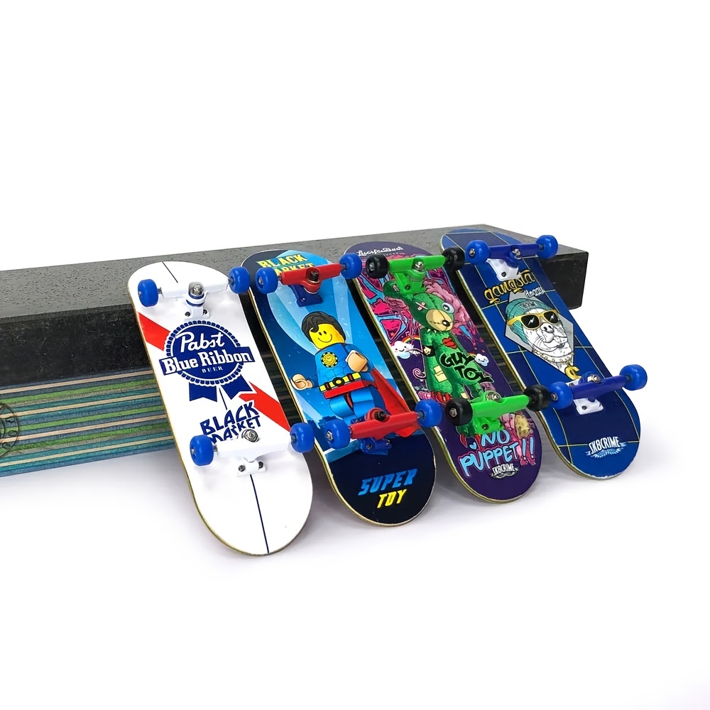 Acheter Ensemble de touches en bois, planche à roulettes en bois d'érable, Mini  Skateboard professionnel, jouets pour enfants pour garçons