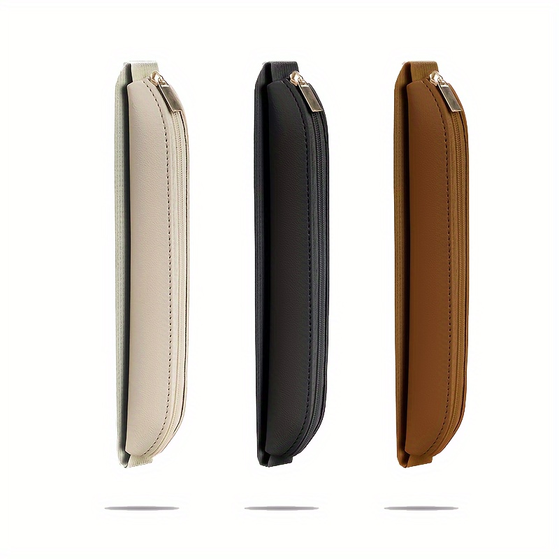 3pcs Hot Sale Elastic Buckle Pu Leather Portable Pen Bag Pencil Case Pen  Holder Pen Clip – die besten Artikel im Online-Shop Joom Geek