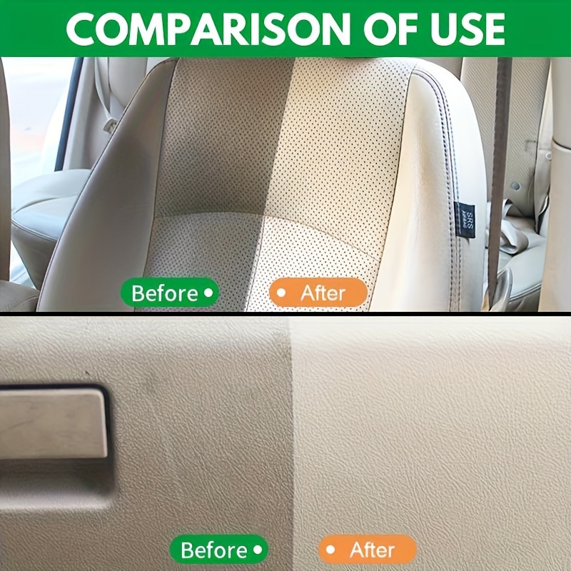 Car Interior Roof Cleaner Pu Leather Fabric Seat Safety Belt - Temu