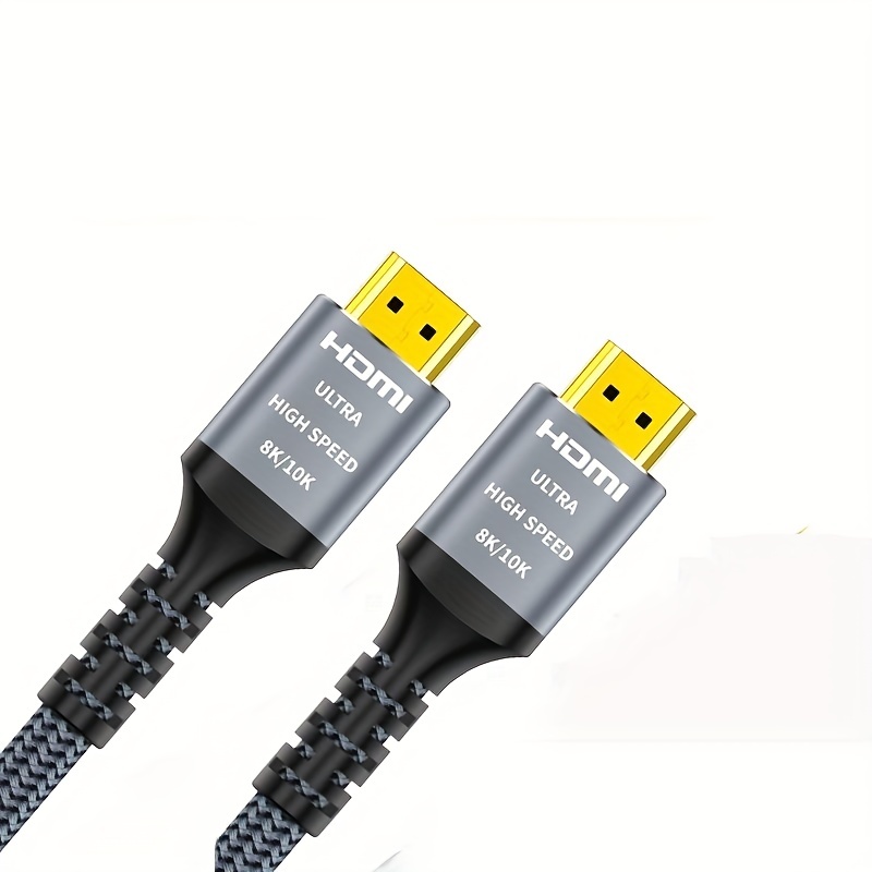 8K HDMI 2.1 Cable (10ft/3M) - Certified Ultra High Speed Cable