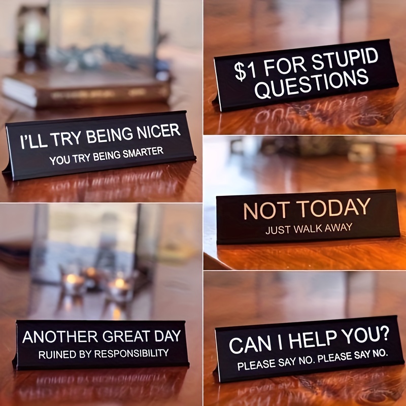 Funny Office Signs Office Decor For Men Funny - Temu