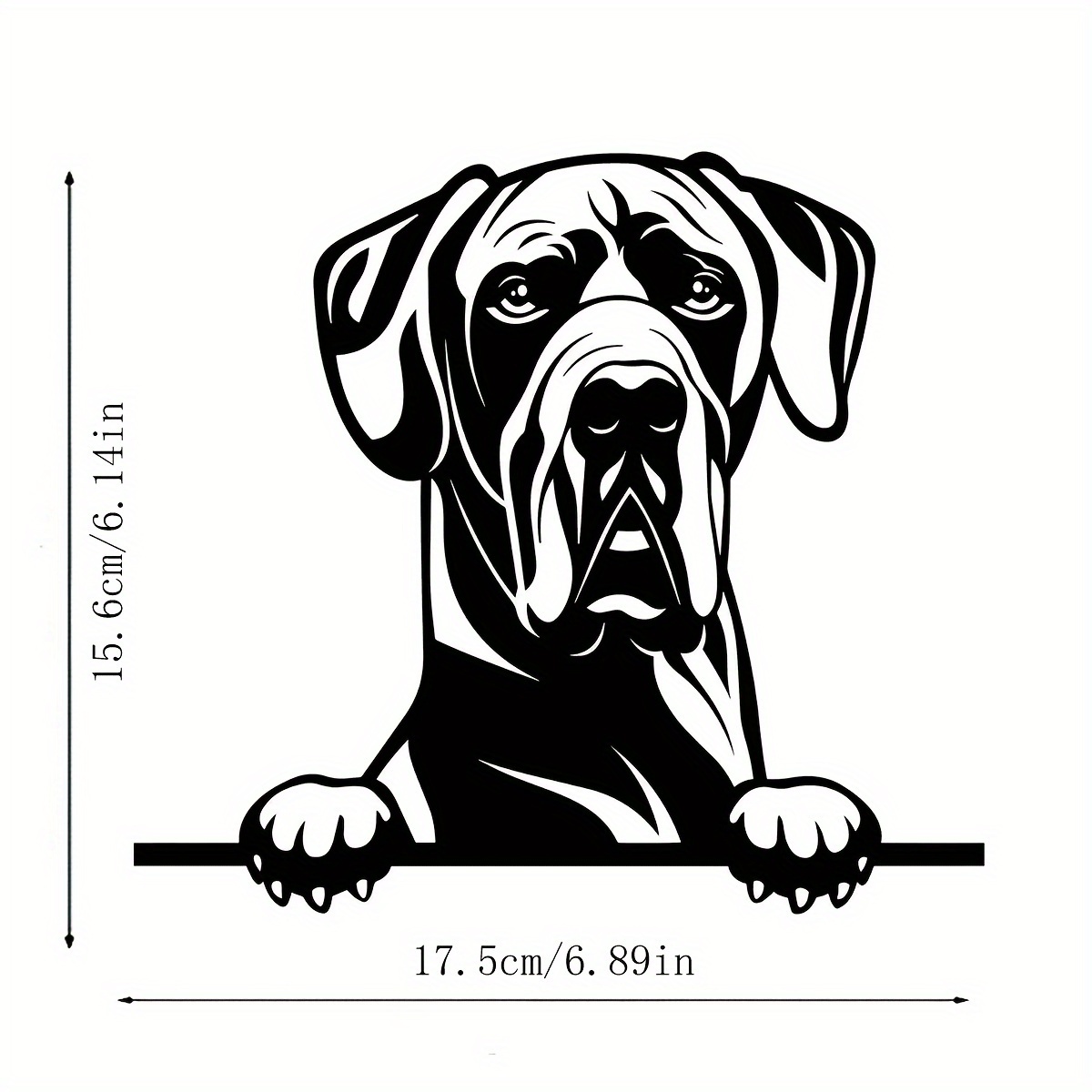 Great dane 2024 car stickers