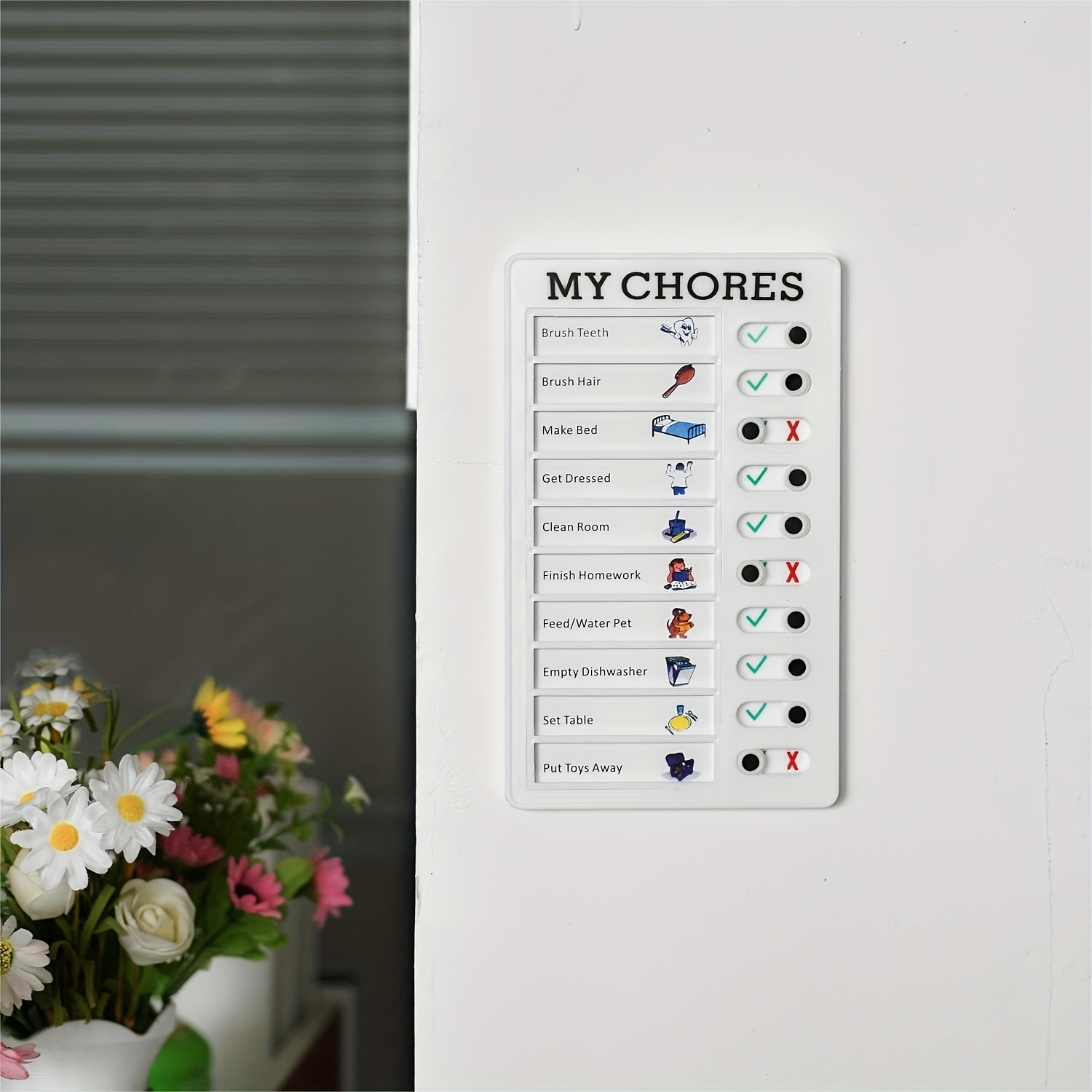 Chore Chart Daily Chore Schedule memo Checklist Plan Board - Temu