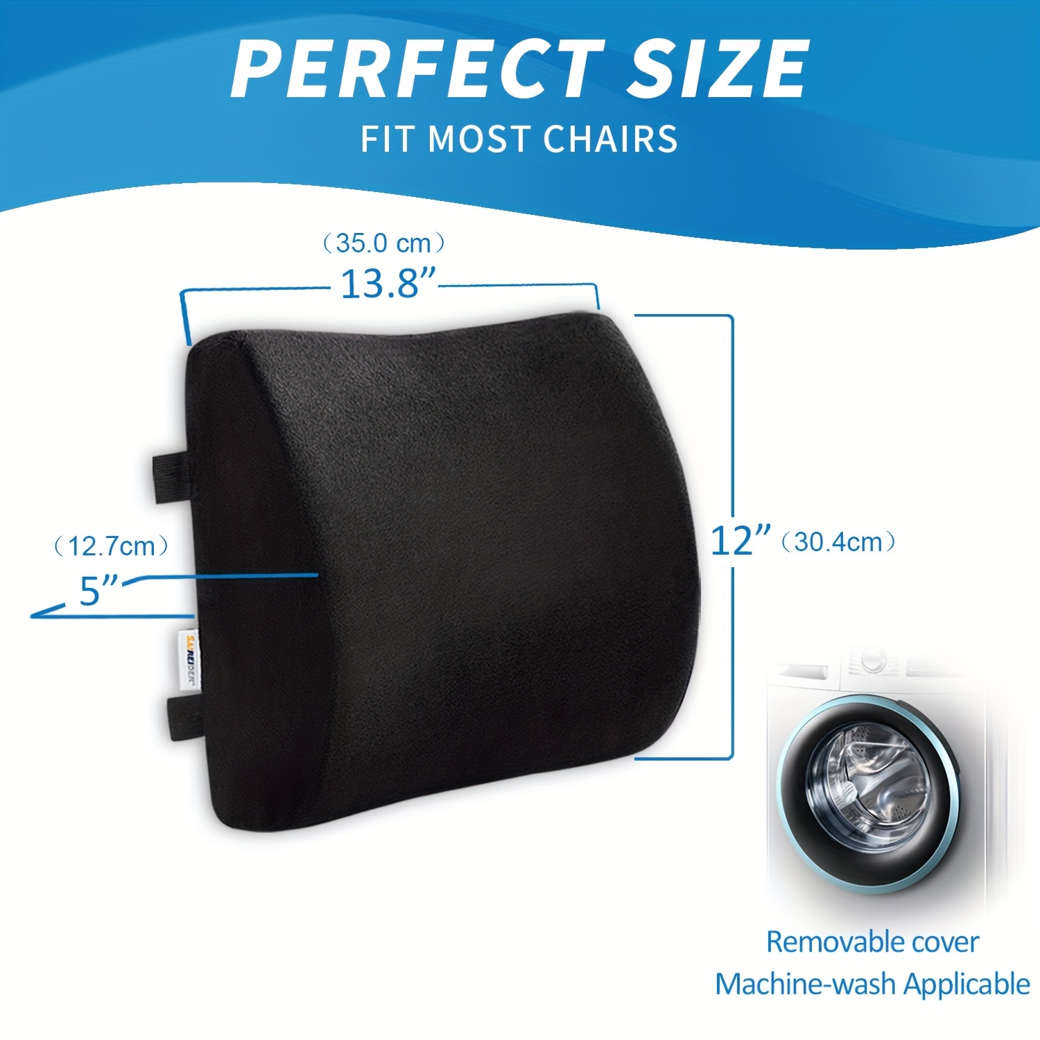 NEW Perfect Posture Pillow Lumbar Support Improves Posture & Spine