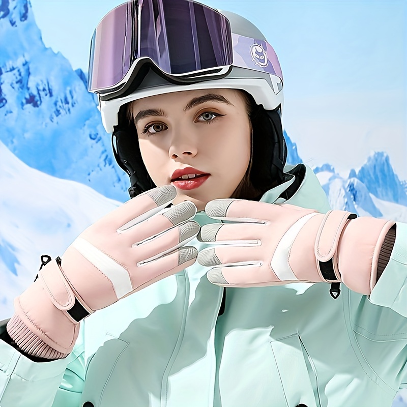 Gants De Ski D'hiver Pour Femmes Chauds Et Épaissis - Temu France