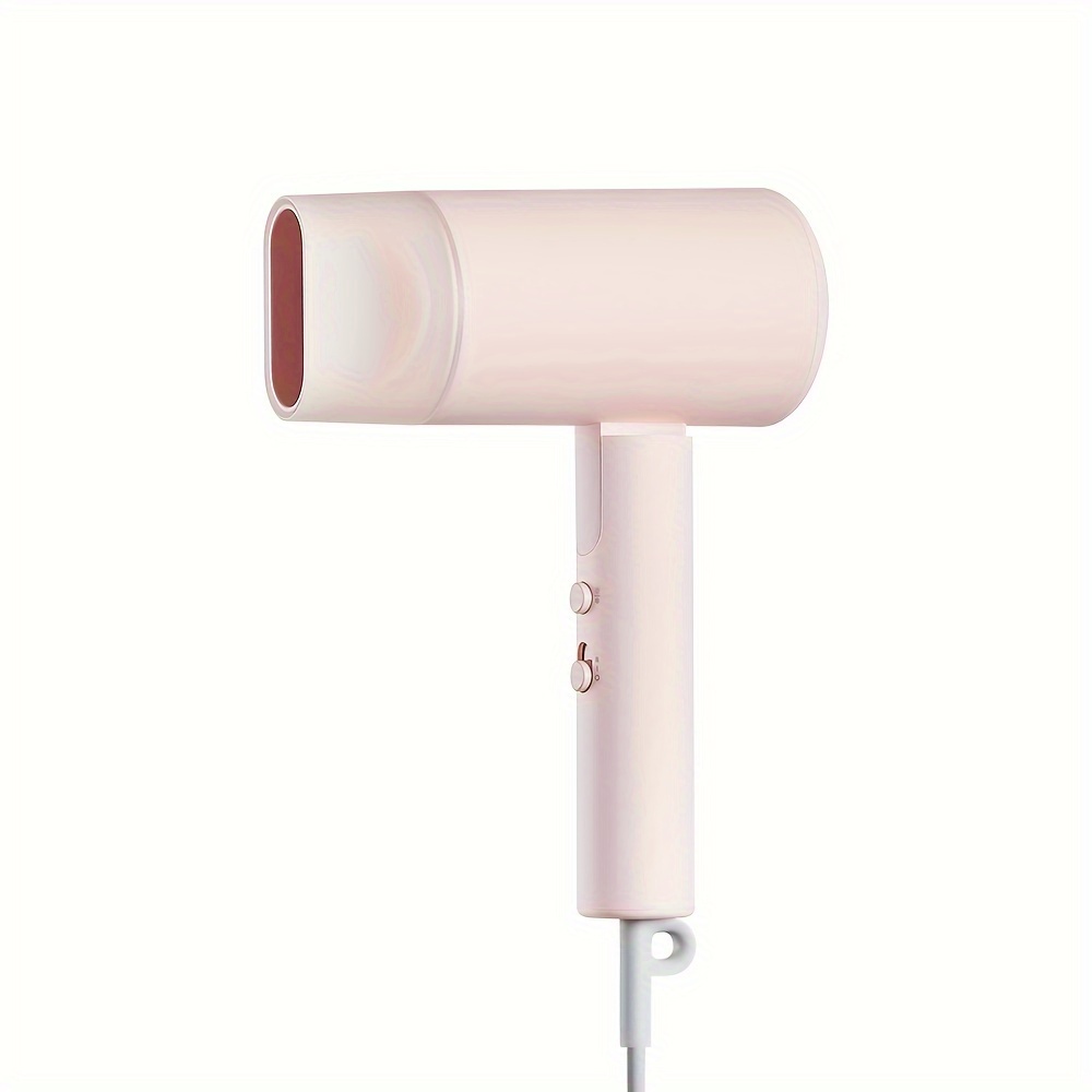 Xiaomi Compact Hair Dryer - Professional 1600w Fast Drying, 20, 000 Rpm, Negative , Lightweight And Foldable For Women's Travel