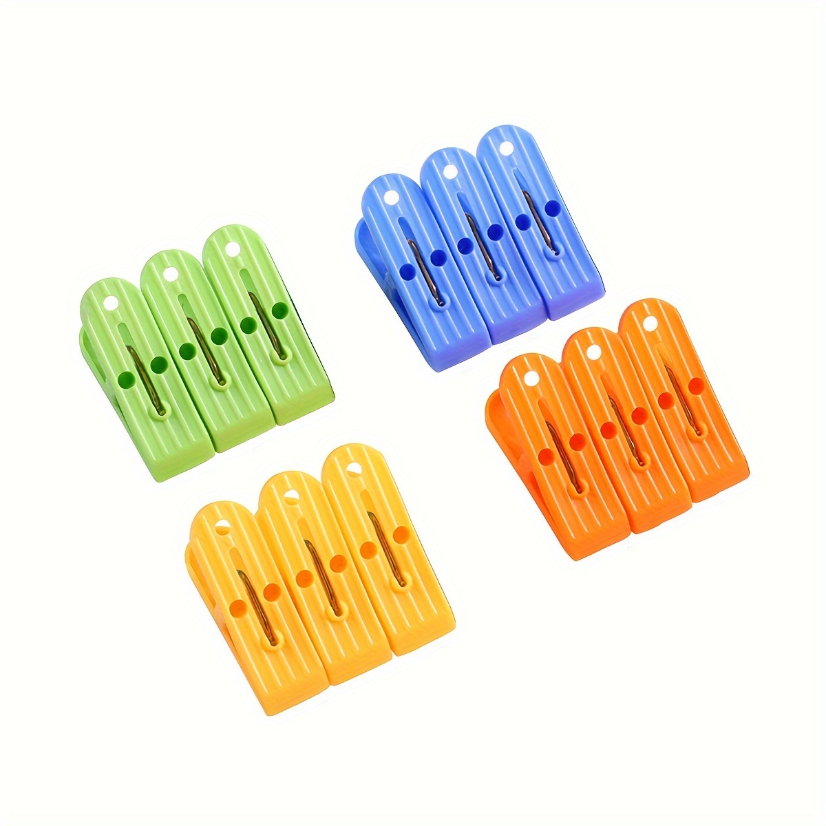 Strong Windproof Colorful Plastic Clothespins - Temu