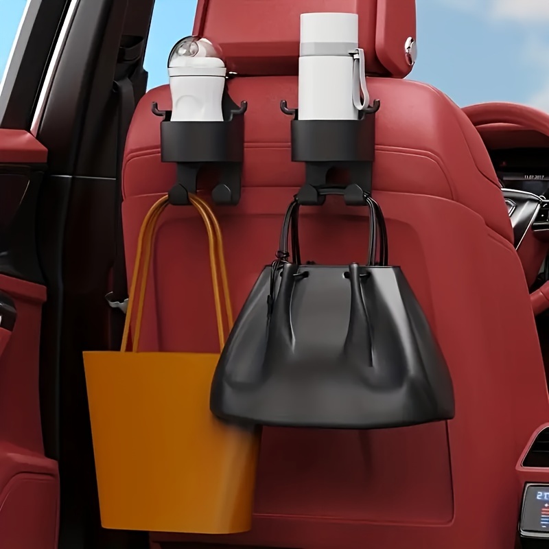 Car Hang Holder Stuff For Cars Car Cup Holder Car Drink Holder Double Hole  Towing Chain Organizer Backseat Car Organizer With