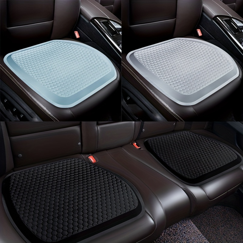 Cojín de gel para asiento de coche para silla de oficina | Cojín ventilado  de panal de abeja refrescante, alfombrilla de almohada antideslizante de