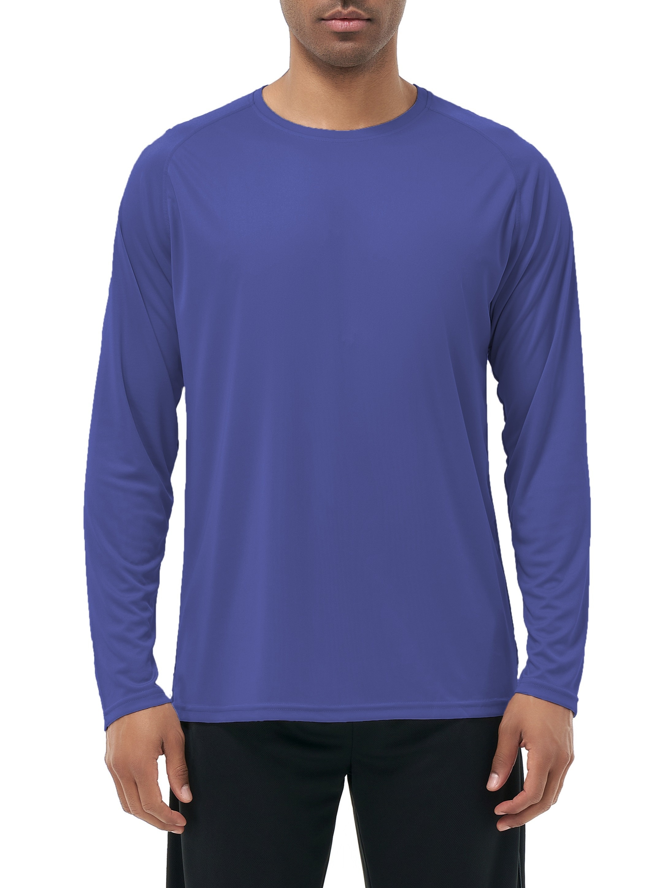 UPF50+ Men's Sun Protection Long Sleeve UV T-Shirt Outdoor Sport Fishing  Shirts