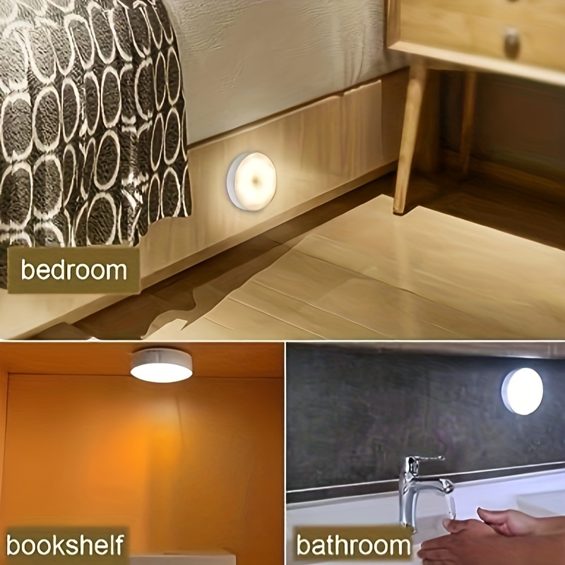 Wireless Charging Indoor Wall Lamp, Smart Led Night Light With