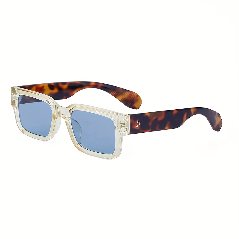 Gafas De Sol Con Estampado De Leopardo Para Hombre, Gafas De Sol Anti-uv A  La
