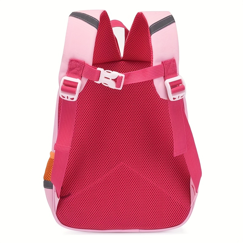 Zaino rosso per bambini Unicorno rosa 