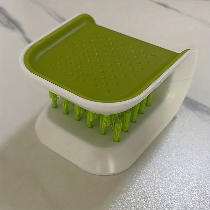 Blade Brush Knife and Cutlery Cleaner Green Brush