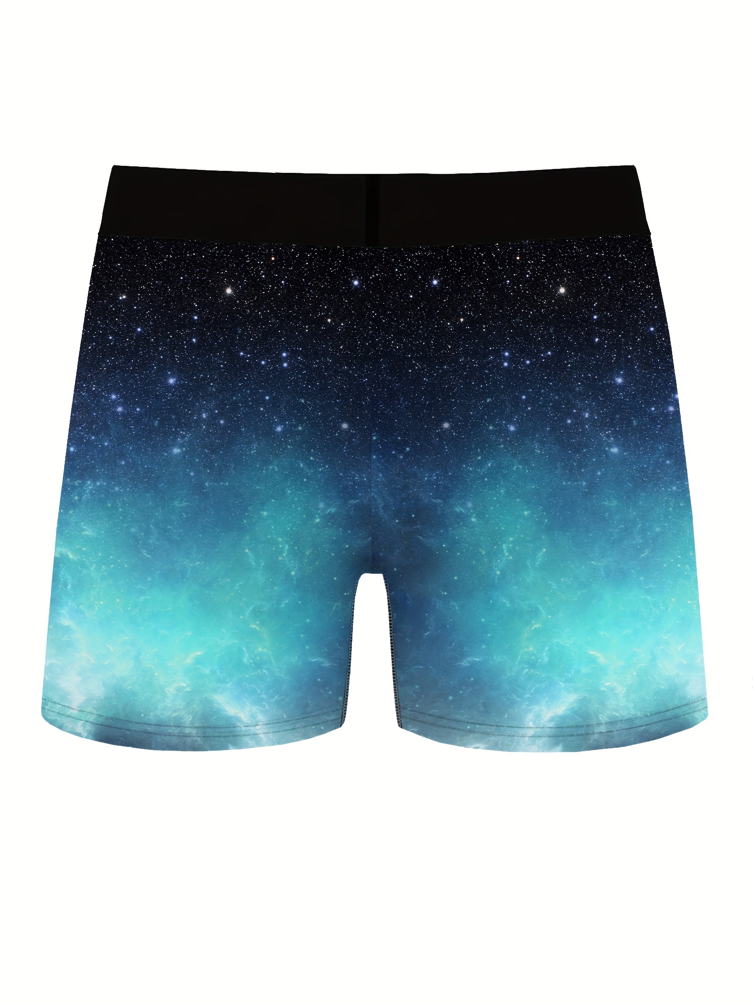 Men's Puppy Starry Sky Pattern High Stretch Comfortable Boxer