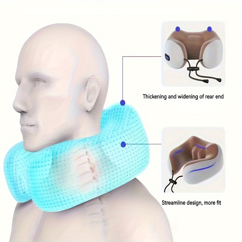 Relax Anywhere With The Portable Electric U-shaped Neck Massager Pillow -  Temu