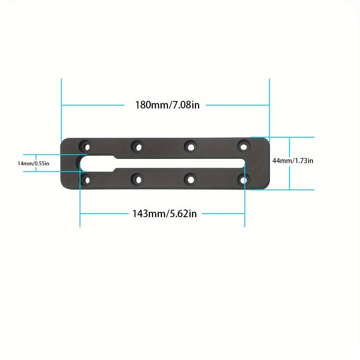 Kayak Plastic Track for Sliding Installation