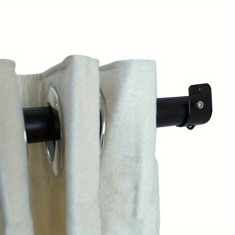 Detalle instalación cortina con Barra Acero, soporte lateral en