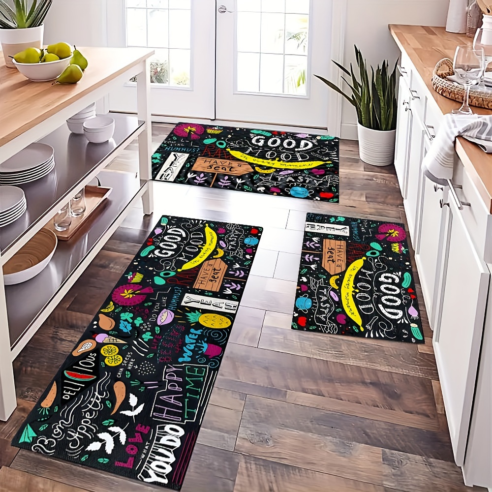 1pc Café Impresión Antifatiga Cocina Piso Mat Antideslizante - Temu