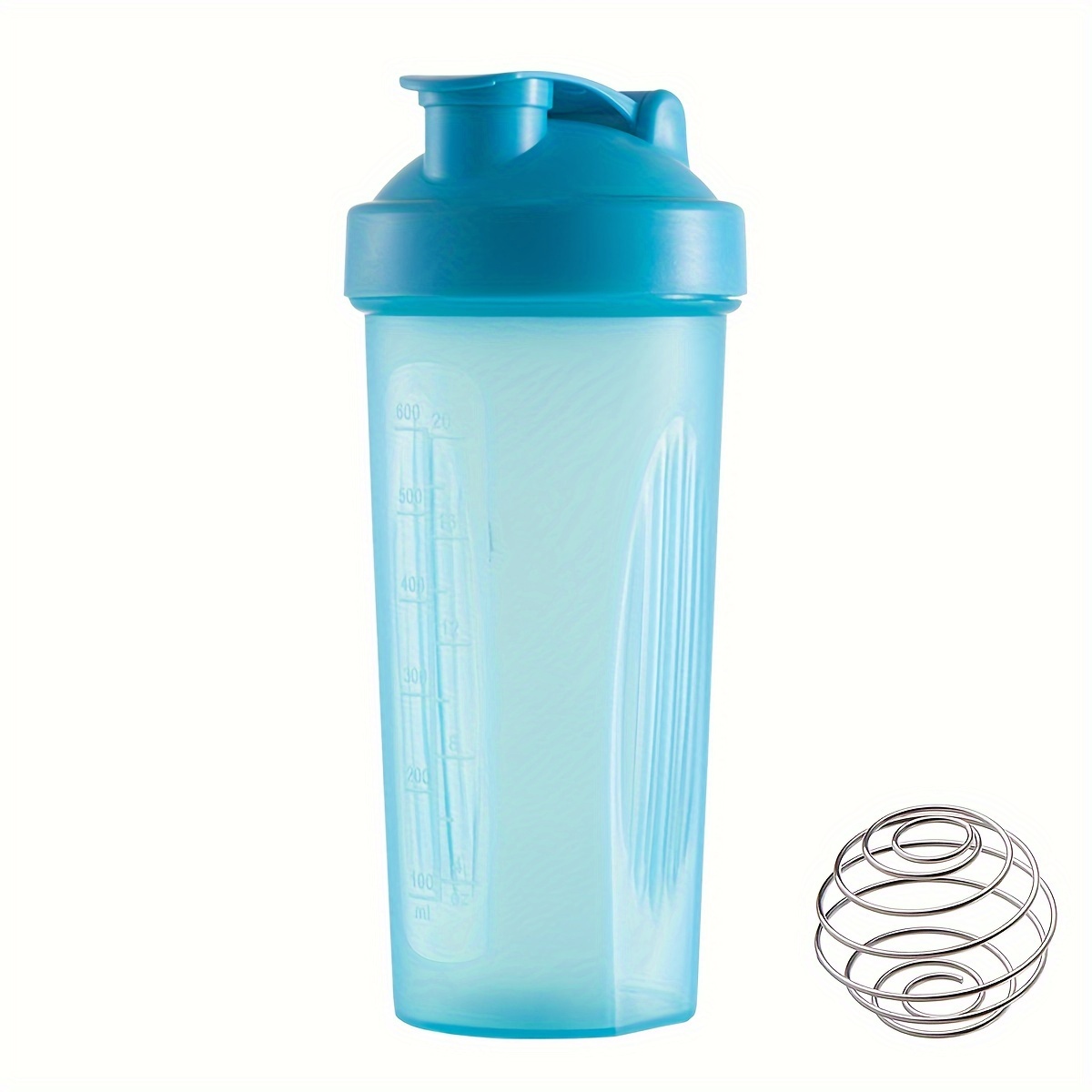500ml Protein Shaker Cups with Powder Storage Container Mixer Cup Gym Sport  Water Bottles with Wire Whisk Balls Drinkware - AliExpress